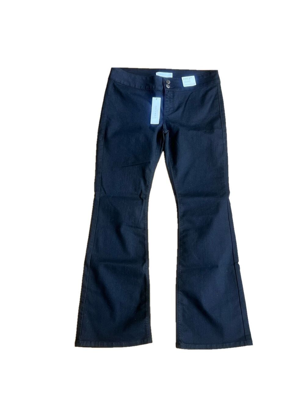 TopShop Women's Bootcut Black Pant Size 32 x 30 SKU#S2499